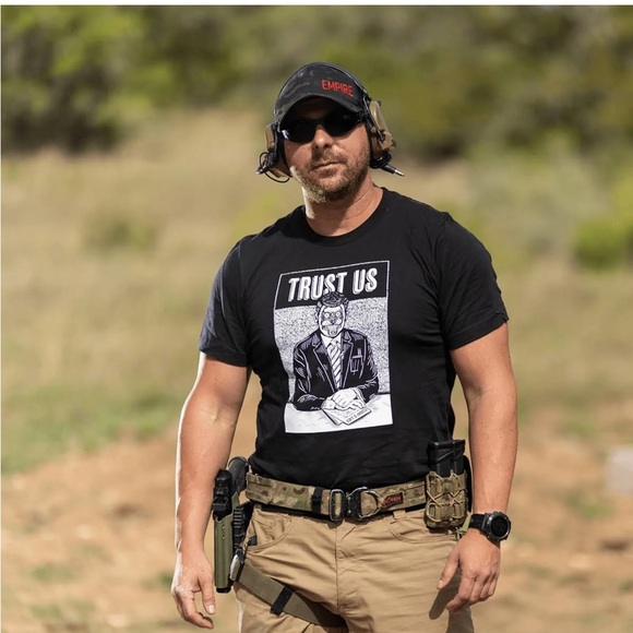 NIP Black Rifle Coffee Company Trust US T-Shirt in Black - Picture 3 of 4